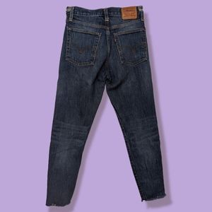 Levi's Wedgie Icon Original Fit, Size 26, White Cone Denim in Blue